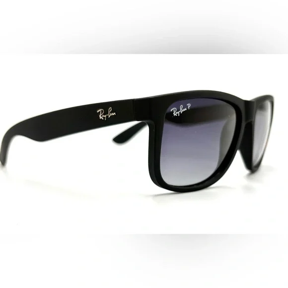Ray-Ban Polarized Sunglasses Black With Smoke Lens RB4165 55mm Glare Reduction - Picture 8 of 10